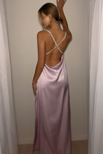 AMELIA GOWN - LAVENDER SILK