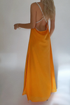 AMELIA GOWN - TANGERINE DREAM SILK