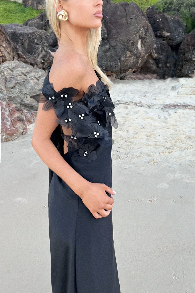 ASTERIA GOWN - NIGHT NYMPH SILK