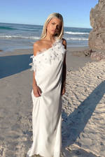 ASTERIA GOWN - PEARL SILK