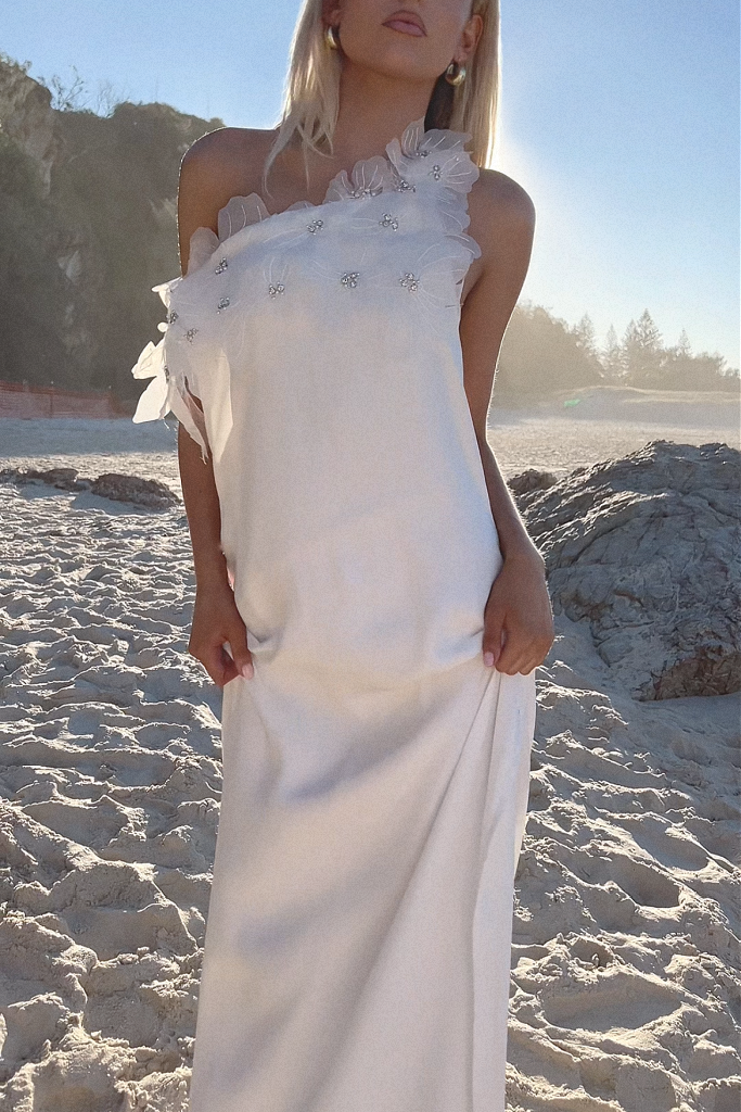 ASTERIA GOWN - PEARL SILK