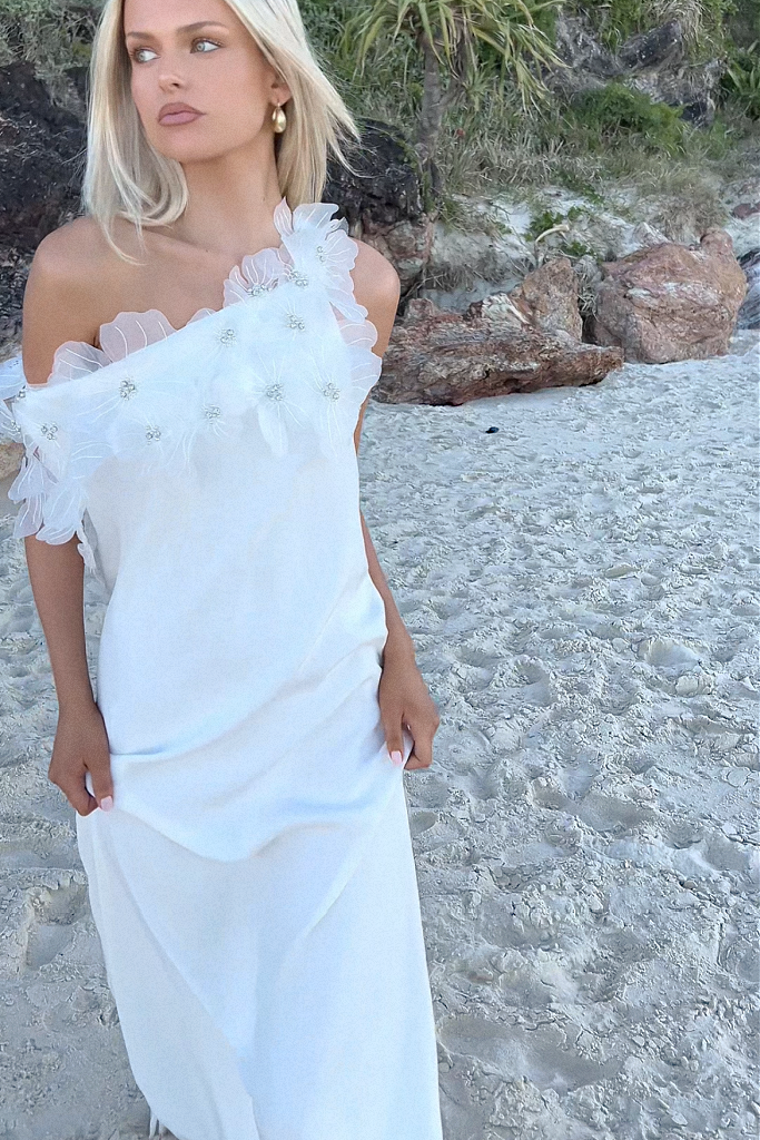ASTERIA GOWN - PEARL SILK