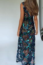 IVY GOWN - EMBELLISHED NAVY