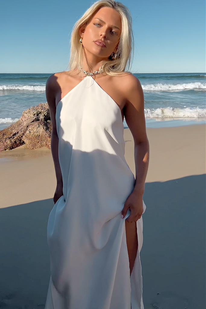 MARISSA GOWN - PEARL SILK