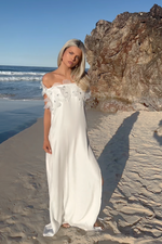 OLYMPIA GOWN - PEARL SILK