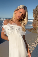 OLYMPIA GOWN - PEARL SILK