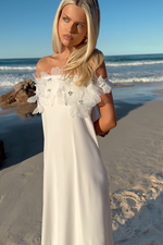 OLYMPIA GOWN - PEARL SILK