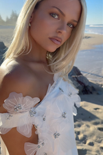 OLYMPIA GOWN - PEARL SILK