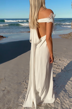 OLYMPIA GOWN - PEARL SILK