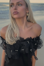 OLYMPIA MINI DRESS - NIGHT NYMPH SILK