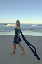OLYMPIA MINI DRESS - NIGHT NYMPH SILK