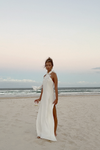 SIENNA GOWN - PEARL SILK