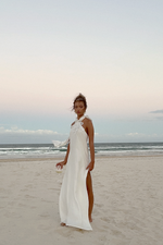 SIENNA GOWN - PEARL SILK