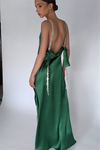 SOFIA GOWN - EMERALD SILK