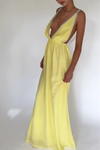 TAYLOR GOWN - LEMON SILK