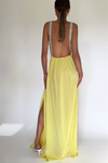 TAYLOR GOWN - LEMON SILK