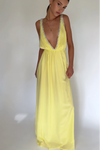 TAYLOR GOWN - LEMON SILK