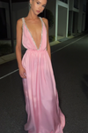 TAYLOR GOWN - PINK SILK