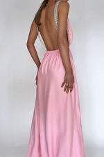 TAYLOR GOWN - PINK SILK