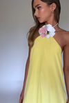 TIFFANY GOWN - LEMON SILK