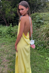 TIFFANY GOWN - LEMON SILK