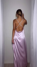 AMELIA GOWN - LAVENDER SILK