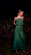 TIFFANY GOWN - EMERALD SILK