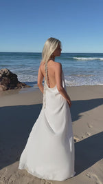 MARISSA GOWN - PEARL SILK