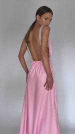 TAYLOR GOWN - PINK SILK