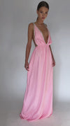 TAYLOR GOWN - PINK SILK