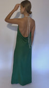 SKYLAR GOWN - EMERALD SILK