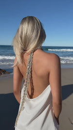 MARISSA GOWN - PEARL SILK