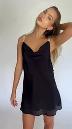 SOFIA MINI DRESS - NIGHT NYMPH SILK