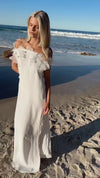OLYMPIA GOWN - PEARL SILK