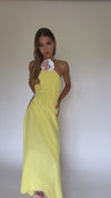 TIFFANY GOWN - LEMON SILK