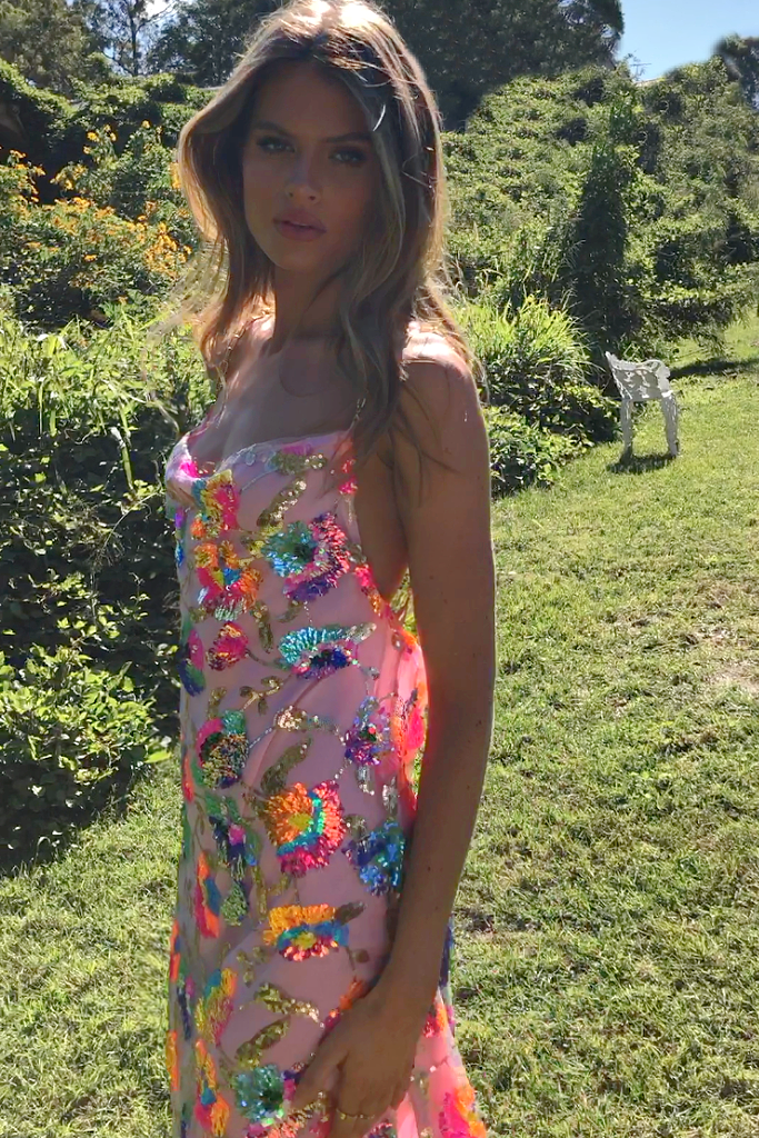 barbie pink slip dress Vintage 80s Barbie Pink Slip Dress