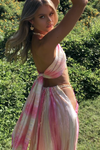 MULTIWAY VIVIENNE GOWN - BON BON PINK & WHITE